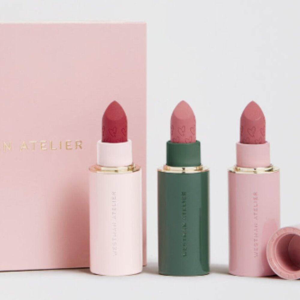 Westman Atelier Lip Suede Matte Lipstick Trio: Je Reve, Fluffy, Dash